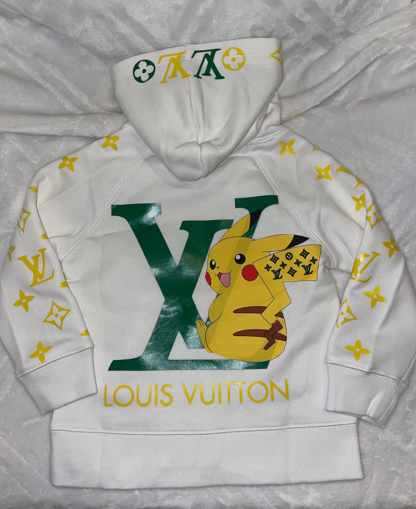 Yellow and green love hoodie