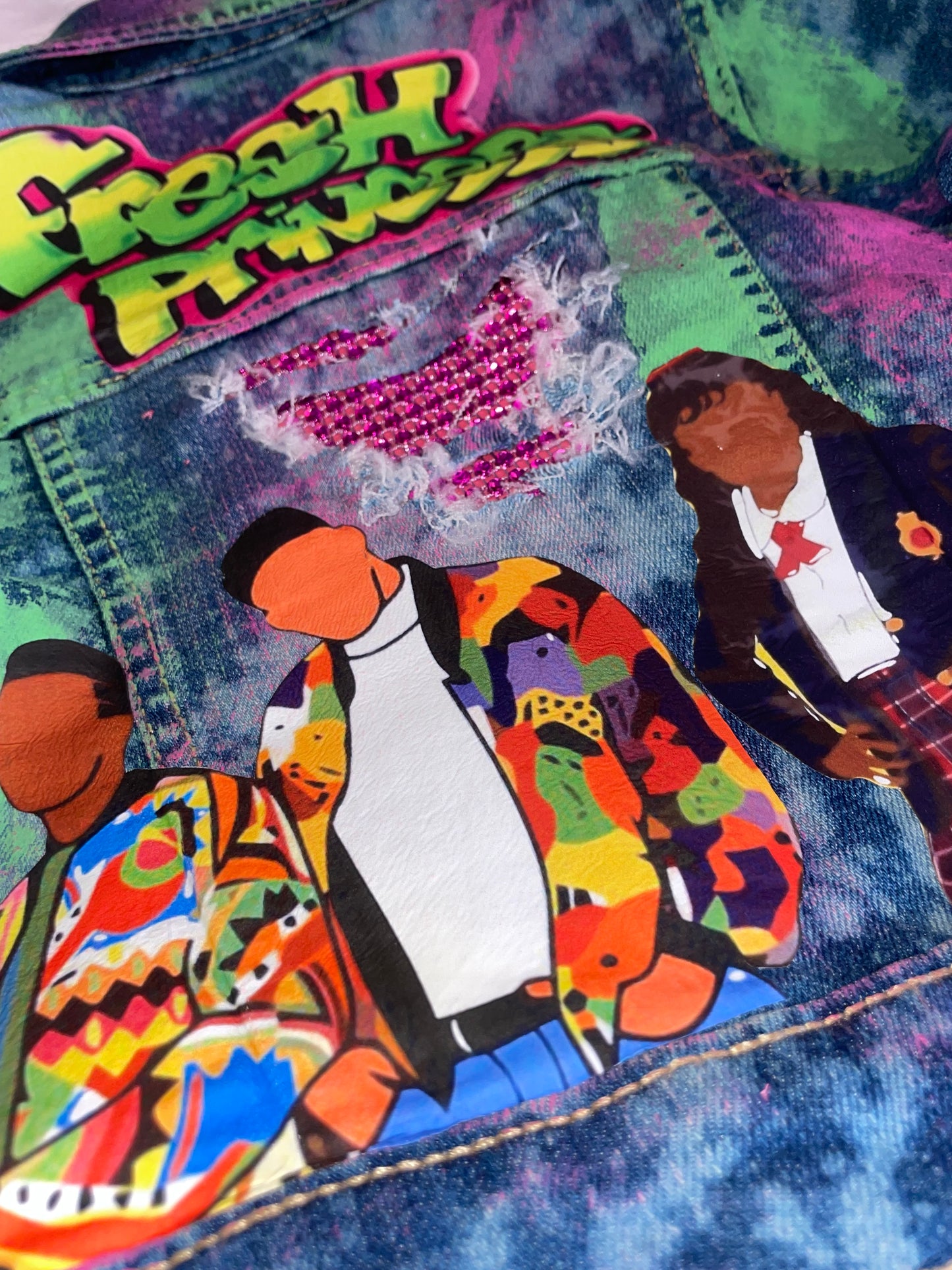 Fresh princess and the crew denim jacket