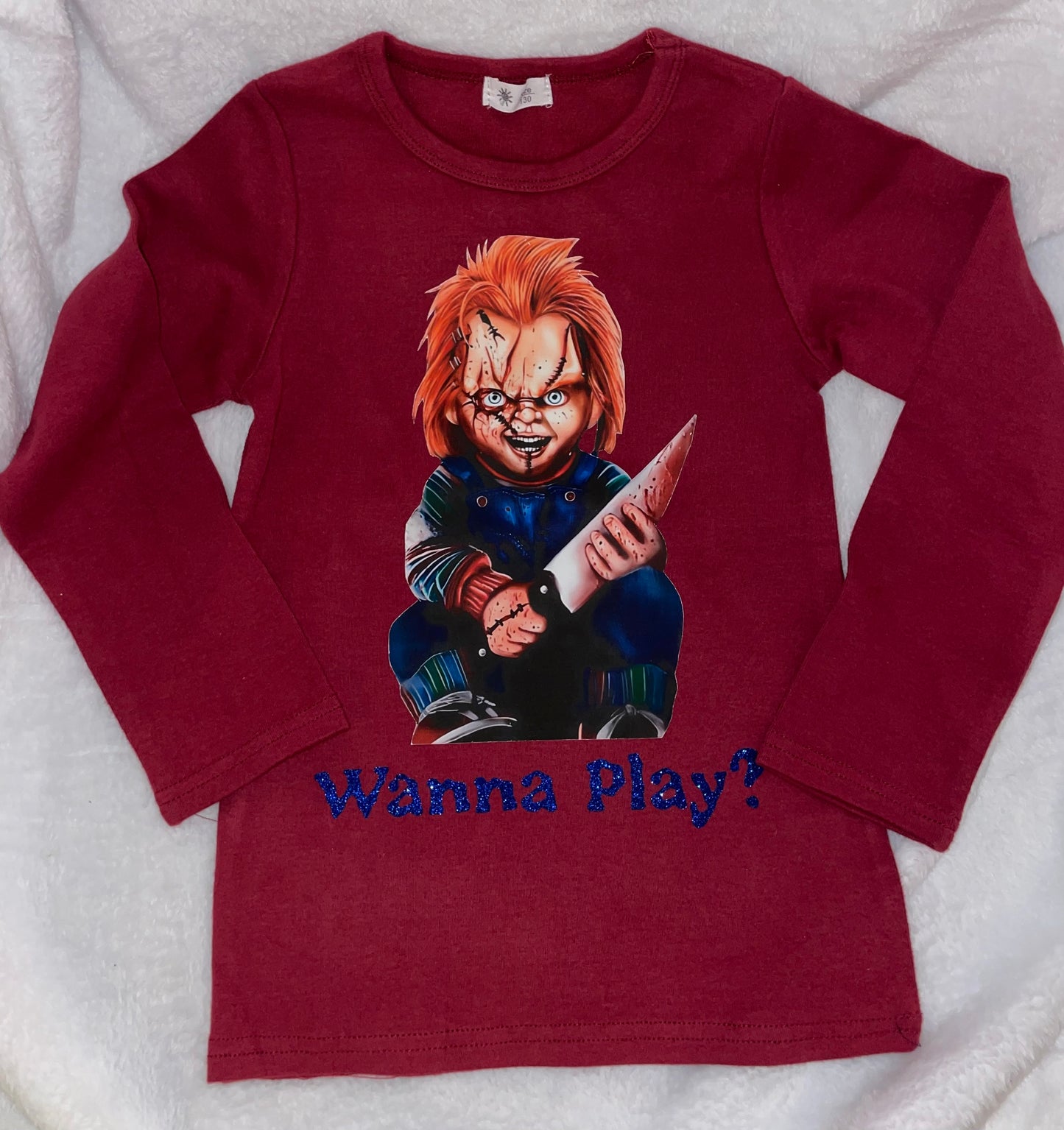4T Wanna play long sleeve T