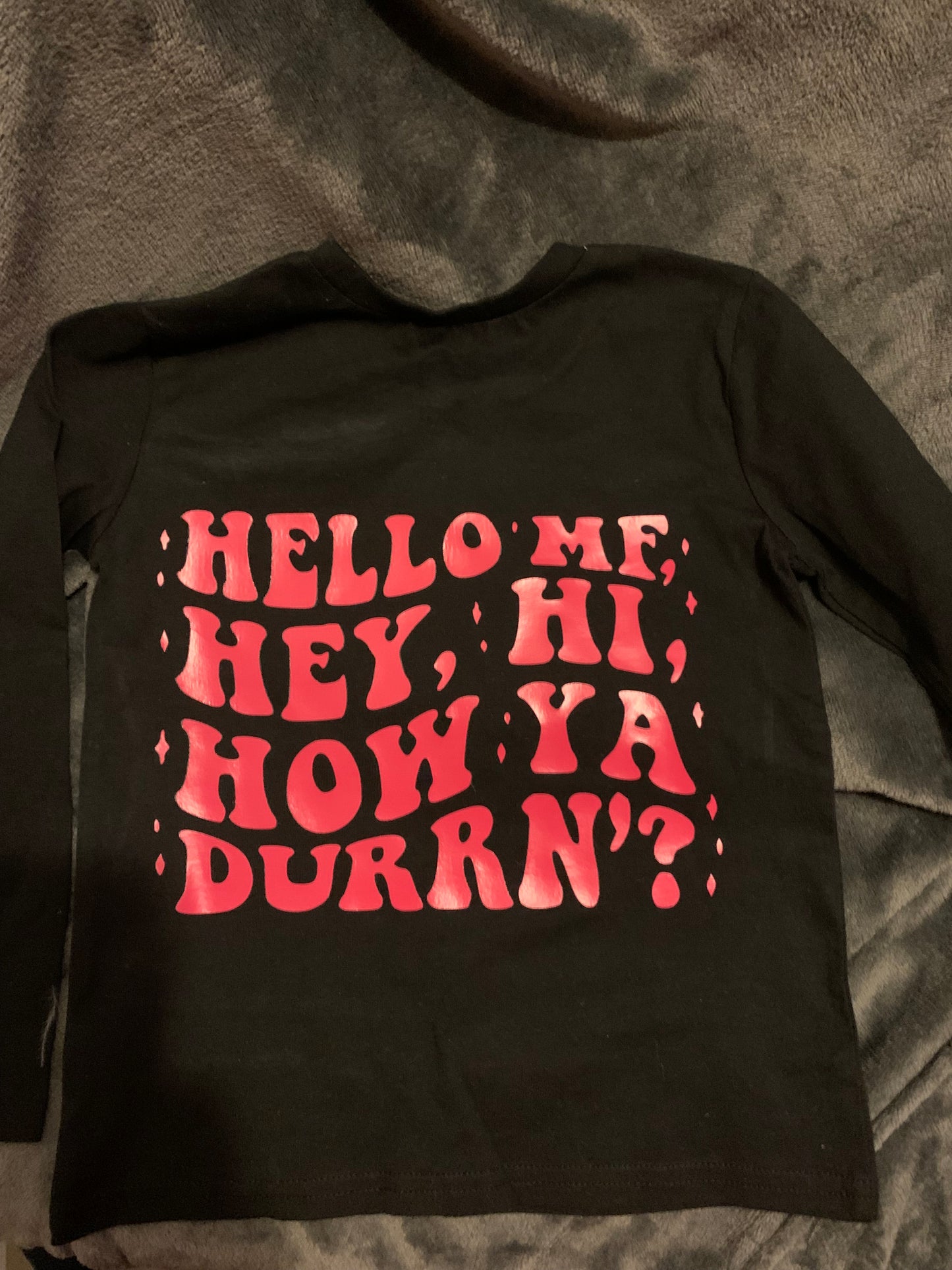 Hello MF long sleeve T