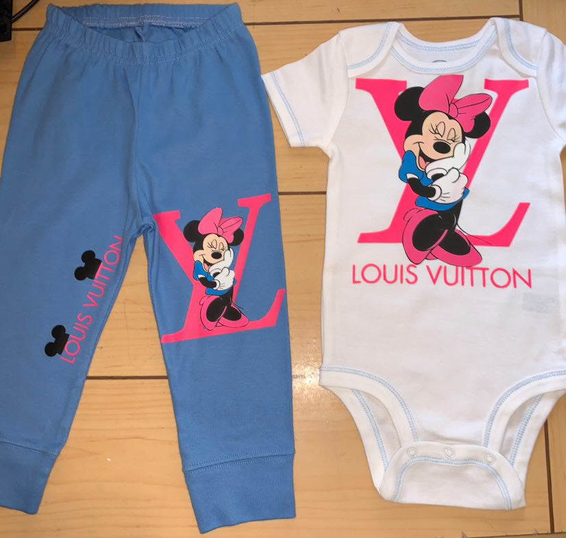Pink and blue love set