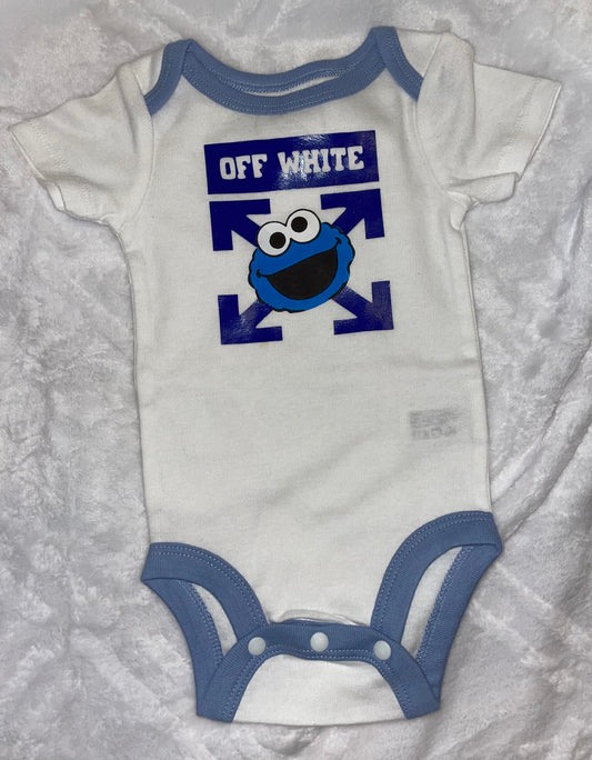 Blue monster onsie