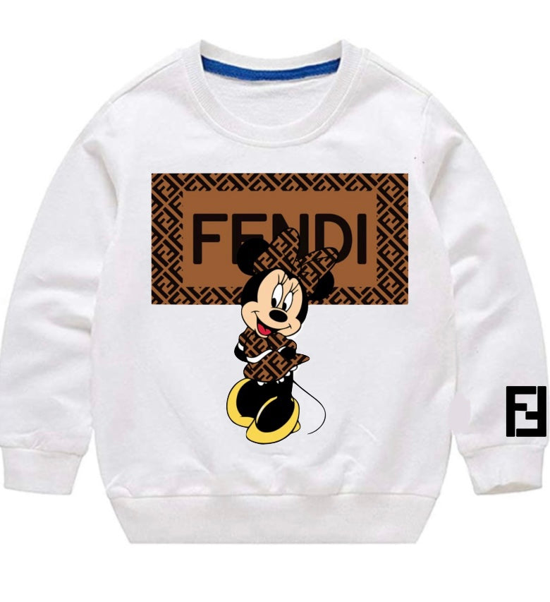 Girly mouse crewneck