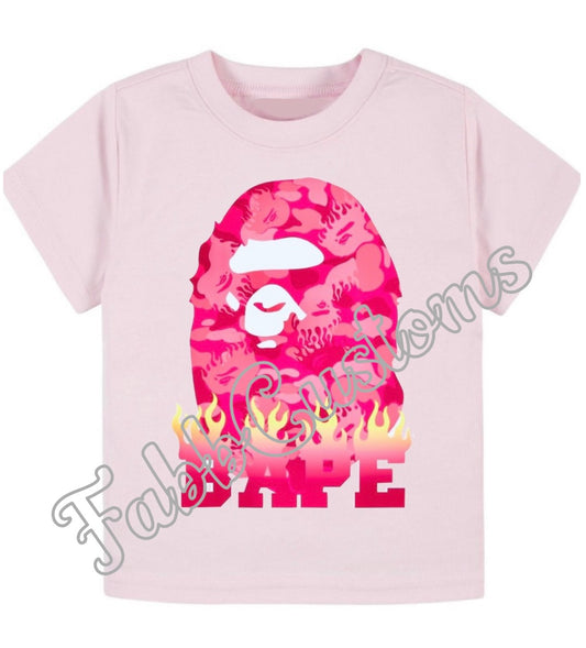 Pink on pink Ape T