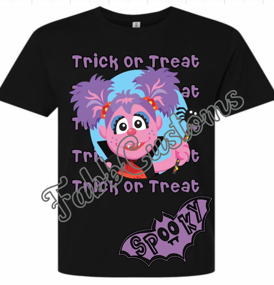 Abby trick or treat T