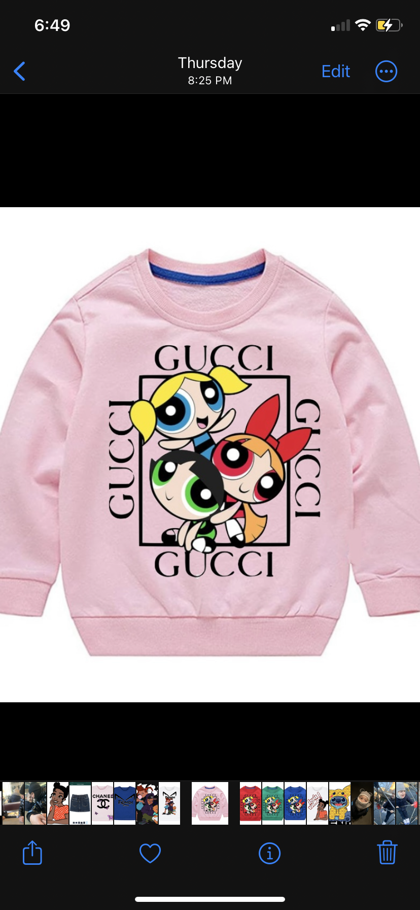 Super girls crewneck