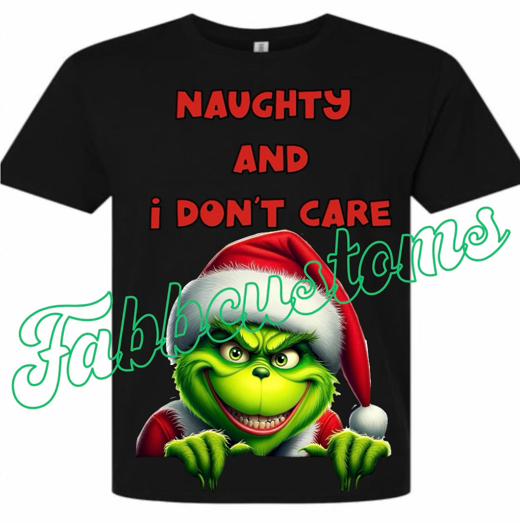 Grinch naughty T