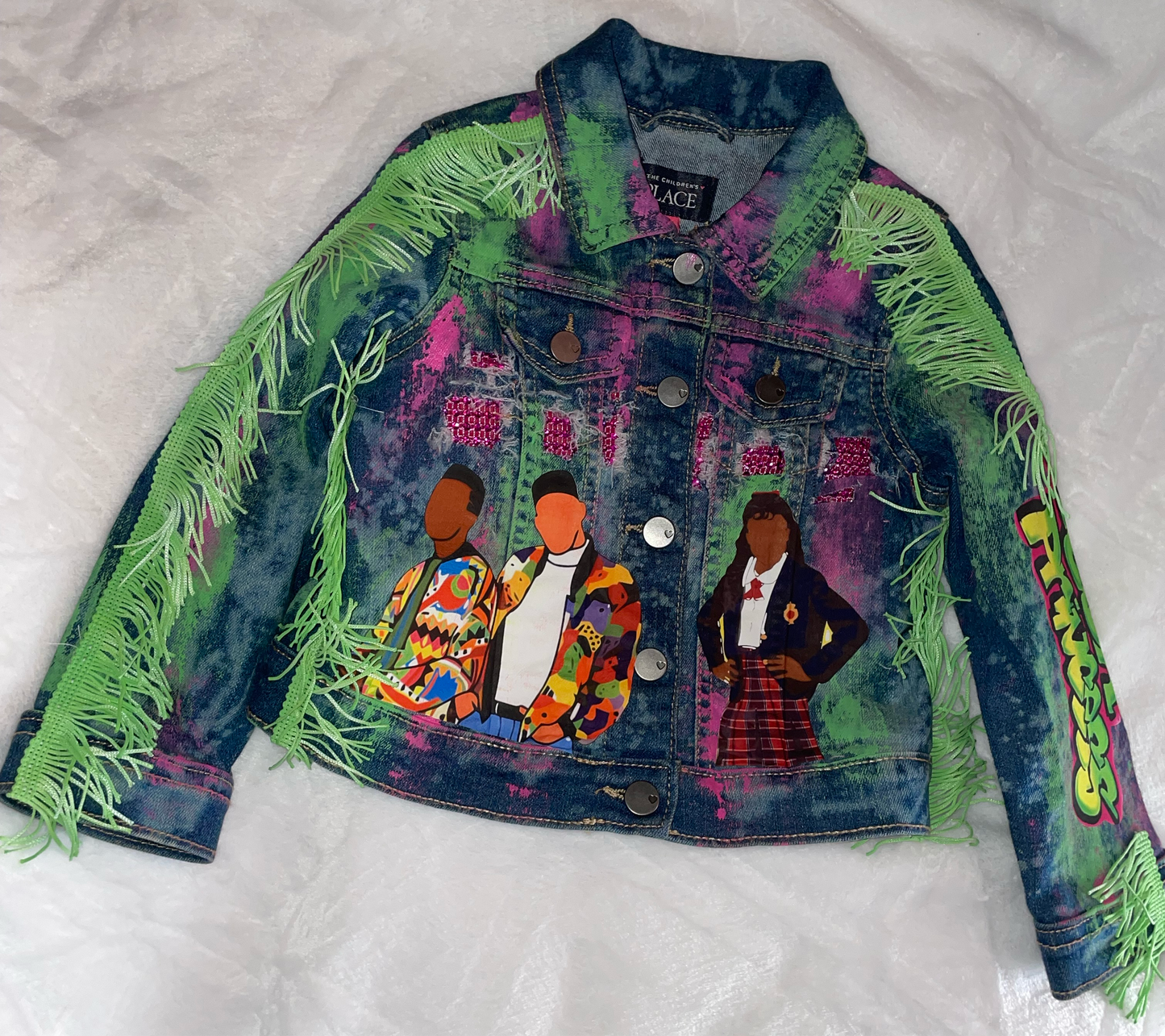 3M-10Y Fresh princess and the crew denim jacket