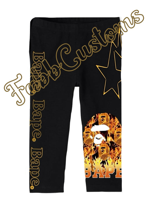 Ape flame leggings